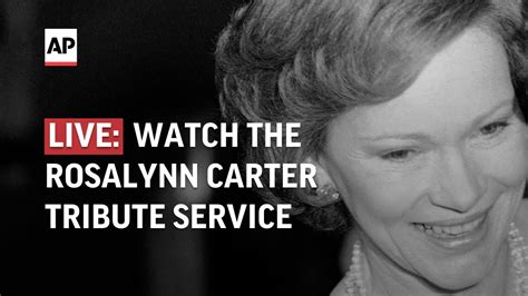 Rosalynn Carter memorial service live: Tribute to former first lady ...