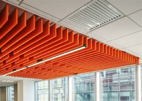 Recycled Material Acoustic Ceiling Baffles Sound Absorbing Baffles 1200mm*330mm