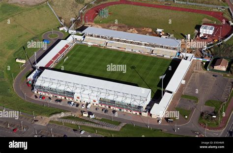 aerial view of Northampton Town FC, the Sixfields Stadium Stock Photo, Royalty Free Image ...