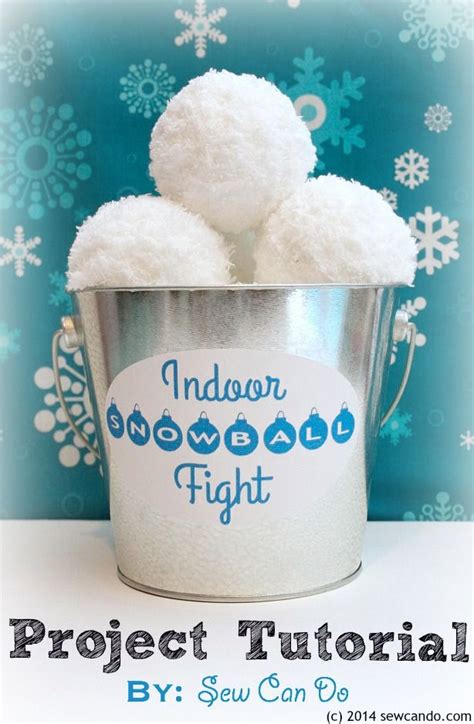 Sew Can Do: Tutorial Time: Make An Indoor Snowball Fight Set | Indoor snowballs, Snowball fight ...