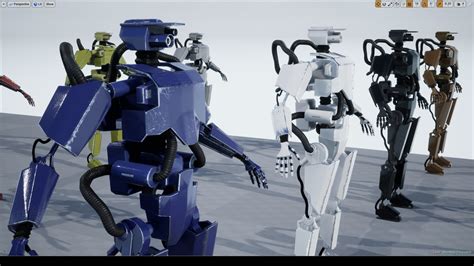 Hydraulic robot in Characters - UE Marketplace