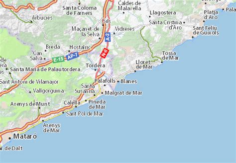 MICHELIN Blanes map - ViaMichelin