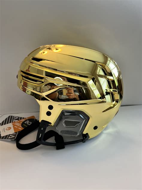 Official Las Vegas Golden Knights GOLD Warrior Alpha One Pro helmet ...