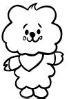 17+ Bt21 Characters Coloring Pages Background