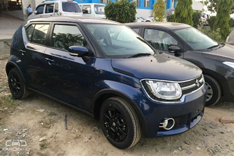 Maruti Ignis in the 'Nexa Blue' colour spotted