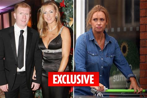 Paul Scholes’s wife leaves marital home they shared for 21 years