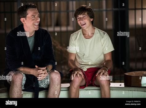 (L-r) ED HELMS as Rusty Griswold and SKYLER GISONDO as James Griswold in New Line Cinema's ...