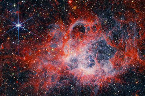 James Webb Space Telescope Observes Tendrils of Star-Forming Region NGC ...