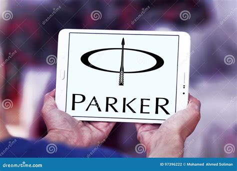 Parker Pen Company logo editorial photography. Image of vector - 97396222