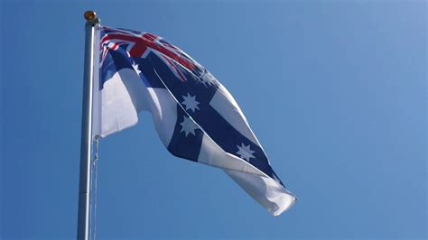 Australian Federation Flag Flying - YouTube