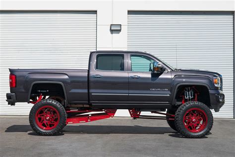 Royal Lift on Gray GMC Sierra Denali with Huge Wheels — CARiD.com Gallery