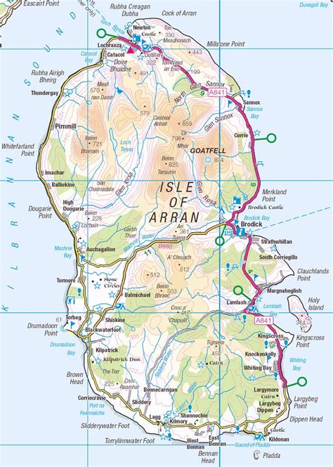 arran map | Isle of arran, Arran, Scotland travel