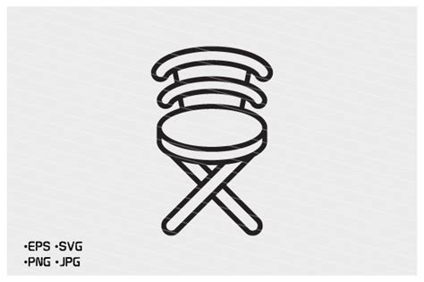 Chair Furniture Line Icon Clipart Graphic by DesignFour · Creative Fabrica