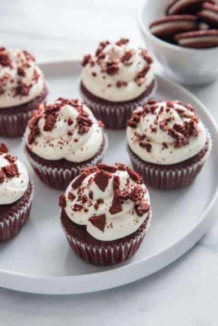 Red Velvet Oreo Cupcakes | My Baking Addiction