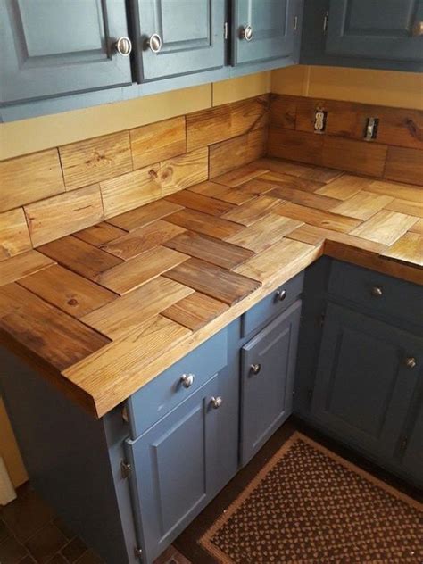 Wooden Unique Kitchen Countertops