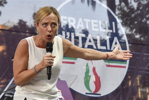 ¿Quién es Giorgia Meloni? Italia va a elecciones en septiembre - La ...