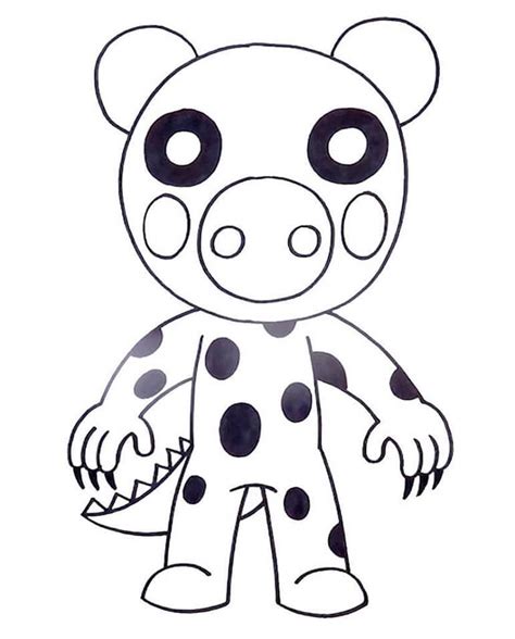 Foxy Piggy Roblox Coloring Page Piggy Xcolorings Fnaf Imprime Colorier ...