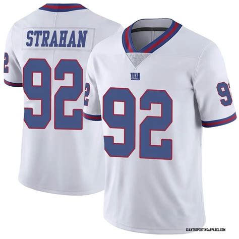 Michael Strahan New York Giants Men's Limited Color Rush Nike Jersey ...