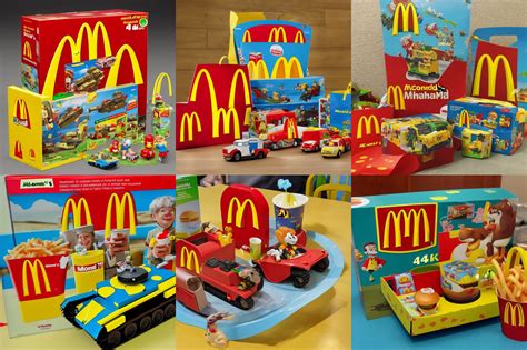 A McDonald's happy meal with a happy meal toy of a | Stable Diffusion | OpenArt