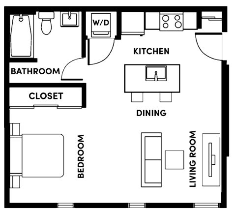 3d Floor Plans On Behance Studio Apartment Floor Plan - vrogue.co