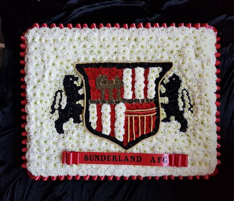 Sunderland Badge - Bespoke Sympathy | Eleganza Florist