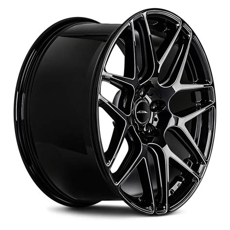 ACE ALLOY® MESH-7 Wheels - Gloss Black with Milled Accents Rims