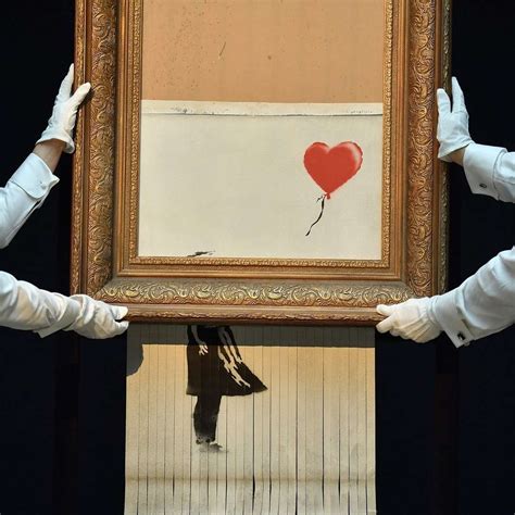 Banksy’s Shredded Artwork, Love Is In The Bin, sells for record £18.6M ...