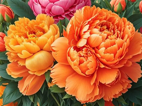 Discover the Vibrant Beauty of Orange Peonies for Stunning Floral ...