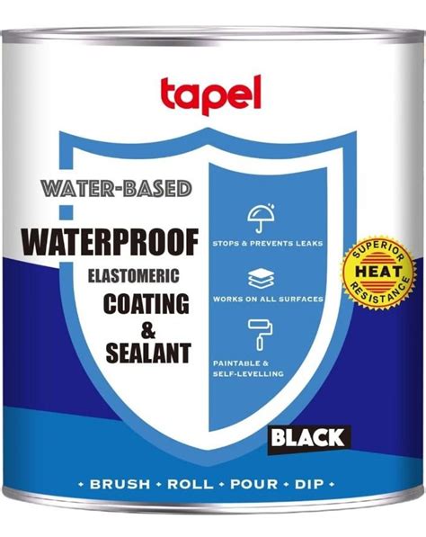 Liquid Rubber Waterproof Sealant - Waterproof Rubber Paint & Leak Repair Coating for Leaks ...