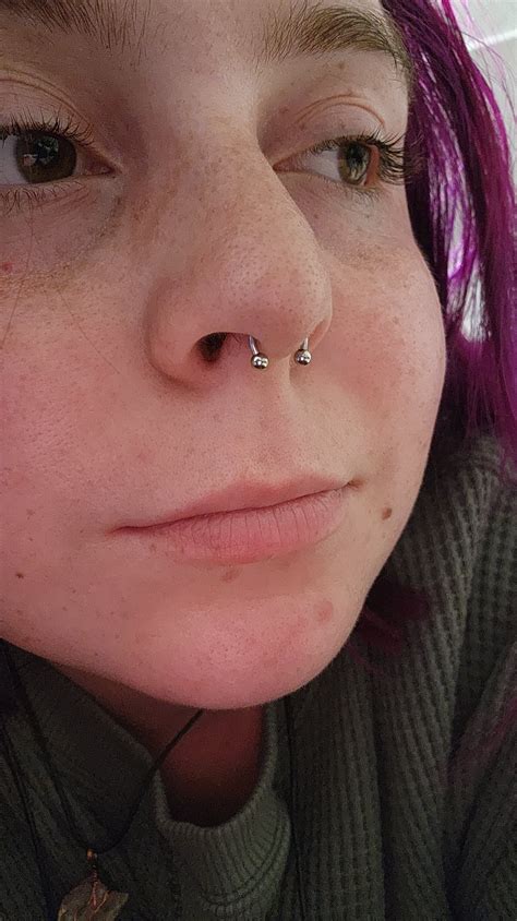 Septum placement good? : r/piercing