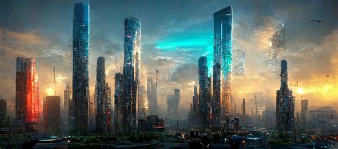 Future Cities Concept Art