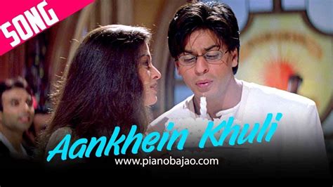 Aankhein Khuli Ho Ya Band Piano Notes | Mohabbatein