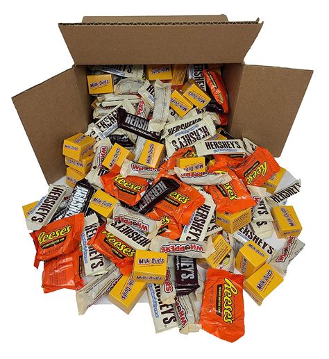 Bulk Chocolate Candy Bars Individually Wrapped Chocolate Bars Including Hershey's Cookies and ...