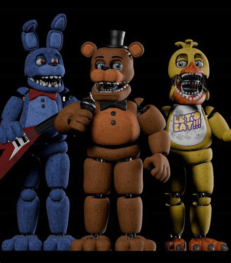 The Unwithered Animatronics by Ruffleswinner22 on DeviantArt