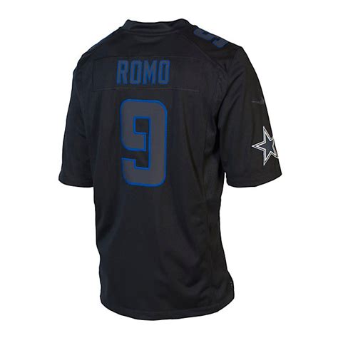 Dallas Cowboys Romo #9 Nike Limited Black Jersey