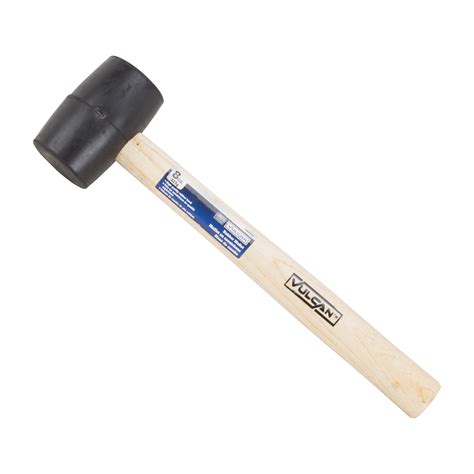 VULCAN - Vulcan JLO-005 Mallet, 8 oz Head, Double-Faced Head, Rubber ...