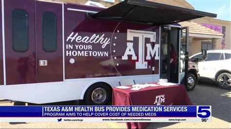 Texas A&M Health bus providing easier access to medication assistance ...