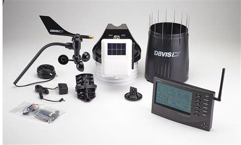 DAVIS INSTRUMENTS Wireless Weather Station, Indoor 32 to 140°, Outdoor -40 to 150° Temp. Range ...