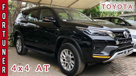 2022 Toyota Fortuner Facelift 4x4 AT Black colour 🔥 Detailed walkaround ...