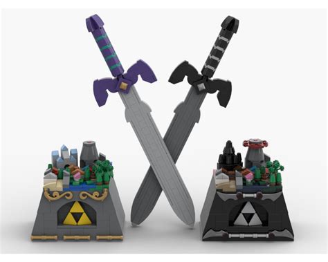 LEGO MOC Zelda MOC: The Master Sword & Dark Link Sword by SkywardBrick ...