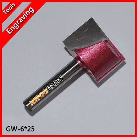 6*25 CNC woodworking cleaning bottom bits router bits endmill-in ...