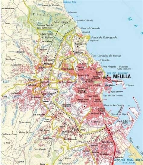 Fotografías de MELILLA: Mapa de Melilla