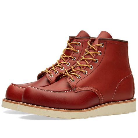 Lyst - Red Wing 8131 Heritage Work Moc Toe Boot in Red for Men