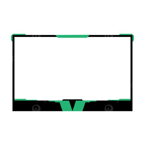 Control Panel Clipart Hd PNG, Facecam Screen Control Panel Live Streaming Overlay, Border ...