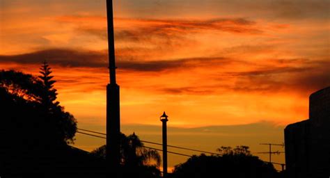 Burning Sky | Sorry about the pole, but I had this amazing v… | Flickr