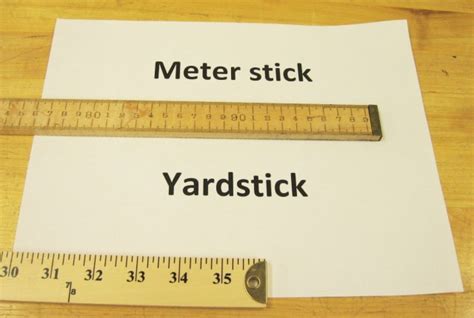 1A10.35 - Meter Stick - Yard Stick