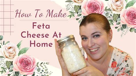 Making Feta Cheese At Home | EASY Beginner Cheese Making - YouTube