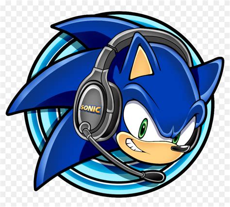 #sonic The Hedgehog With Headphones With Mic#freetoedit - Sonic The Hedgehog Wearing Headphones ...