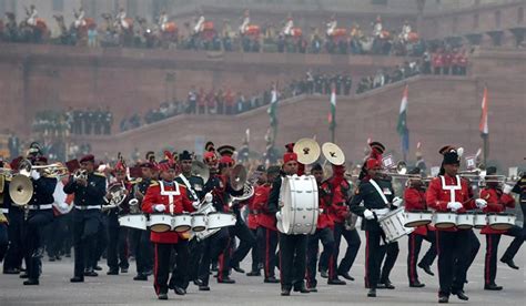 In Pics: Rehearsal Of Beating Retreat Ceremony