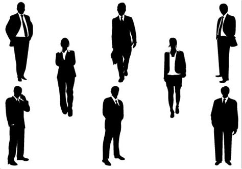 Free Silhouette Business People, Download Free Silhouette Business People png images, Free ...